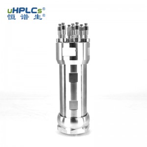 恒譜生液相色譜柱裝填裝置裝柱機(jī)勻漿罐配套一出一單接頭可定制，適用于柱管內(nèi)徑2.1#、3.0#、4.0#、4.6#、10#轉(zhuǎn)接頭